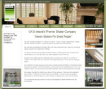 Woden window shutters